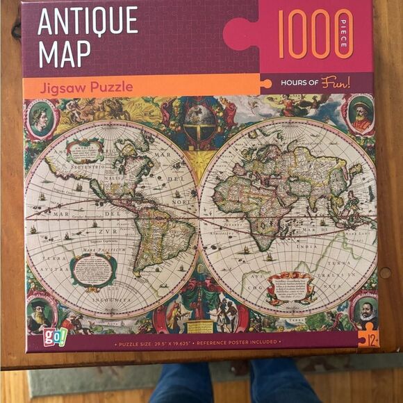 Jigsaw Puzzle Antique Map 1000 Piece - Picture 2 of 8